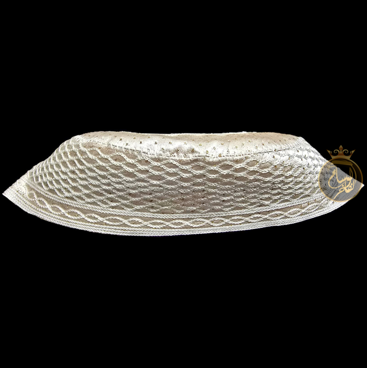 طاقية زري خلية ذهبي