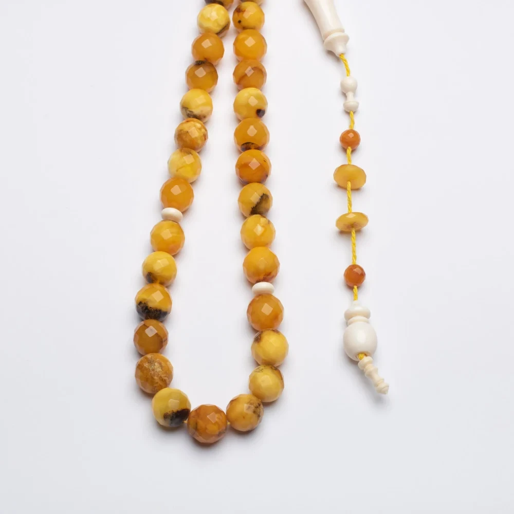 سبحه كهرمان وعاج KAH-002