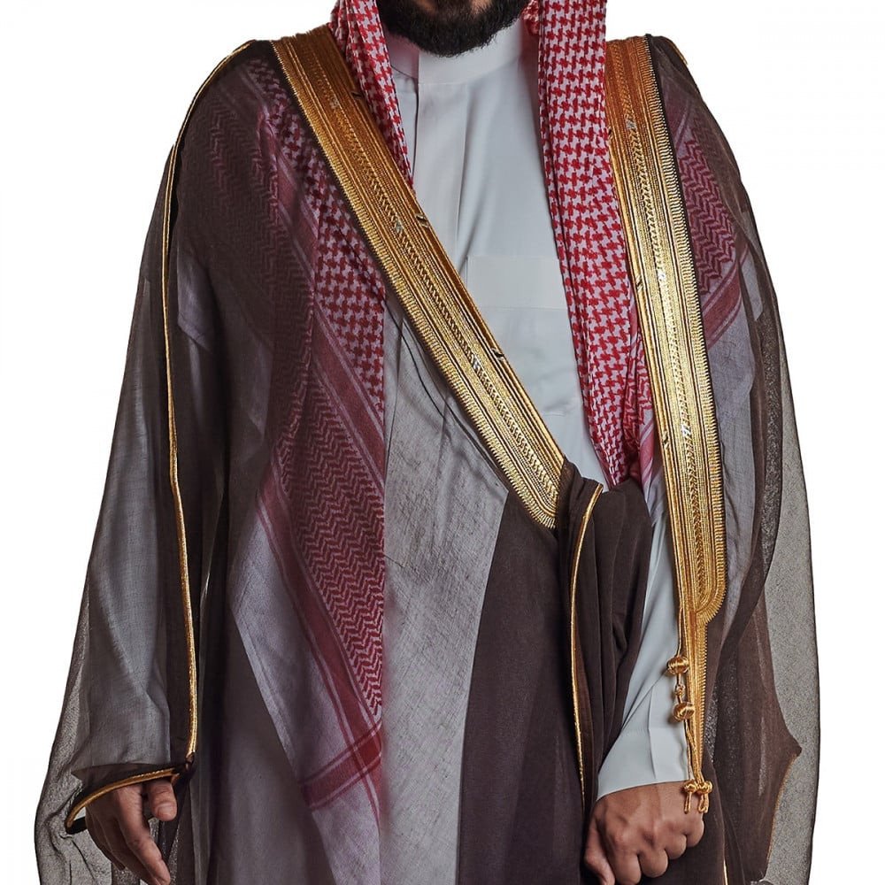 بشت ملكي نجفي ياباني زري حر-عودي