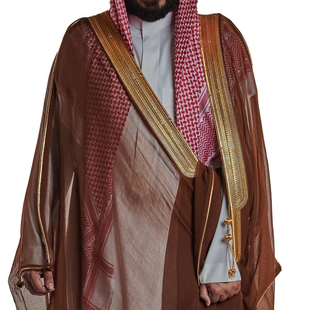 بشت ملكي نجفي ياباني زري حر-أشقر